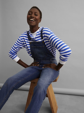 bonprix Loosefit Tuinbroek jeans in Blauw