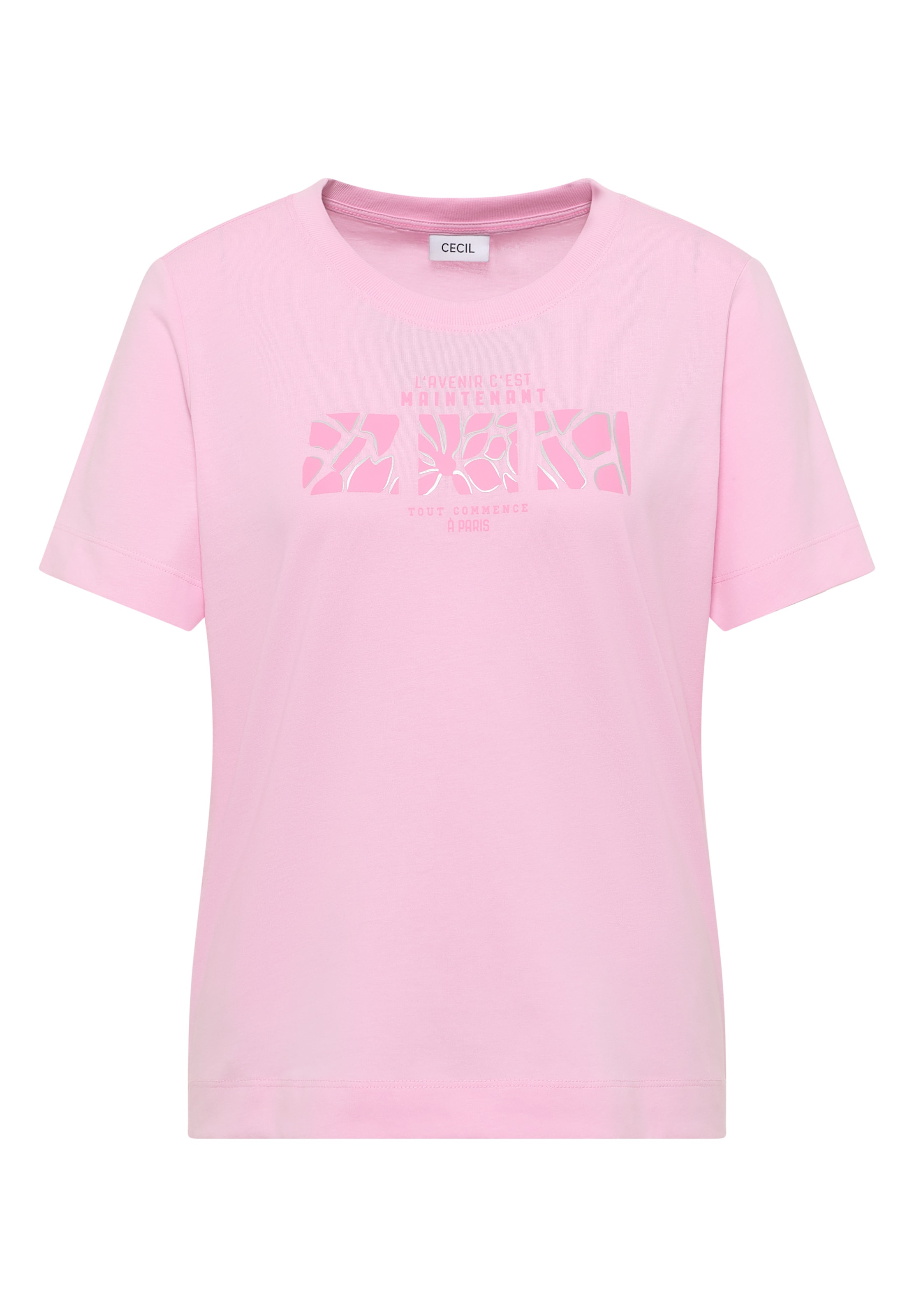 CECIL T-Shirt in Pink: Vorderseite