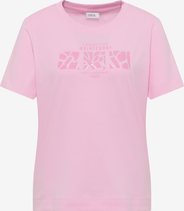 CECIL T-Shirt in Pink: Vorderseite