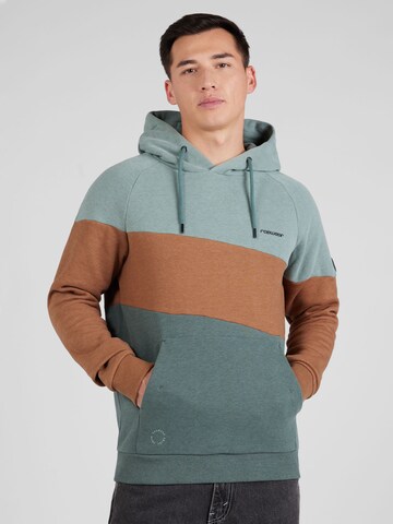 Ragwear Sweatshirt 'TRISO' in Green: front