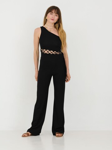 ABOUT YOU x Sofia Tsakiridou Jumpsuit 'Amy' in Schwarz