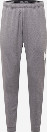 Pantaloni sport NIKE pe gri închis / alb, Vizualizare produs