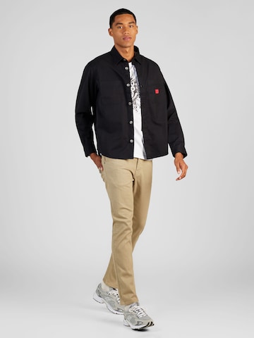 HUGO Red - Ajuste confortable Camisa 'Erato' en negro