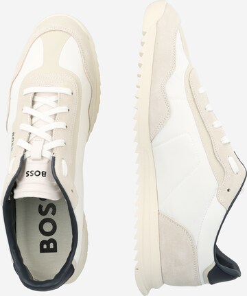 Sneaker low 'Zayn' de la BOSS pe alb