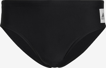 ADIDAS SPORTSWEAR Athletic Swim Trunks 'Solid' in Black: front