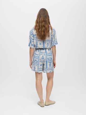 OBJECT - Loosefit Pantalón plisado 'OBJVima' en blanco