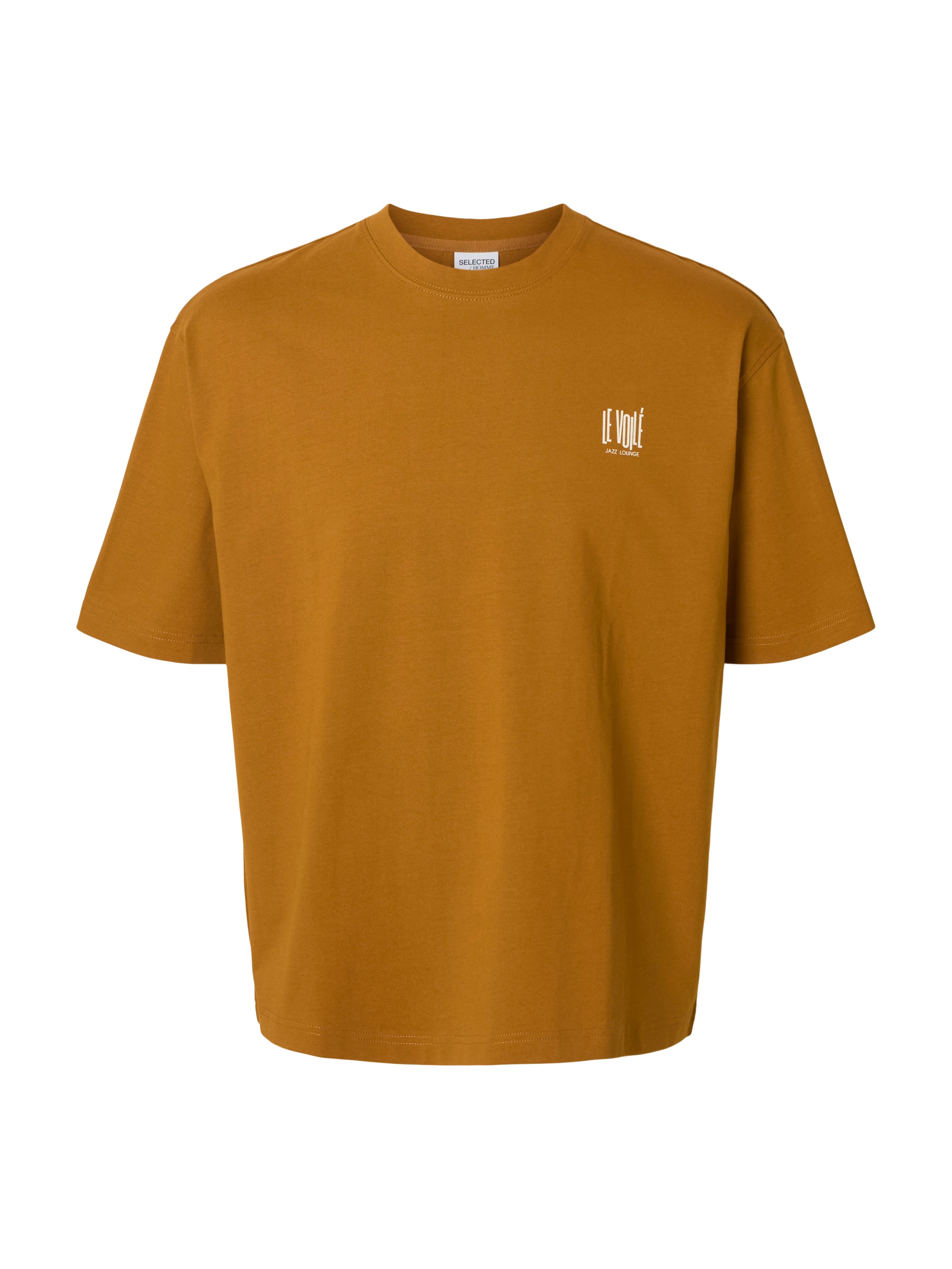 SELECTED Shirt in Brown: front