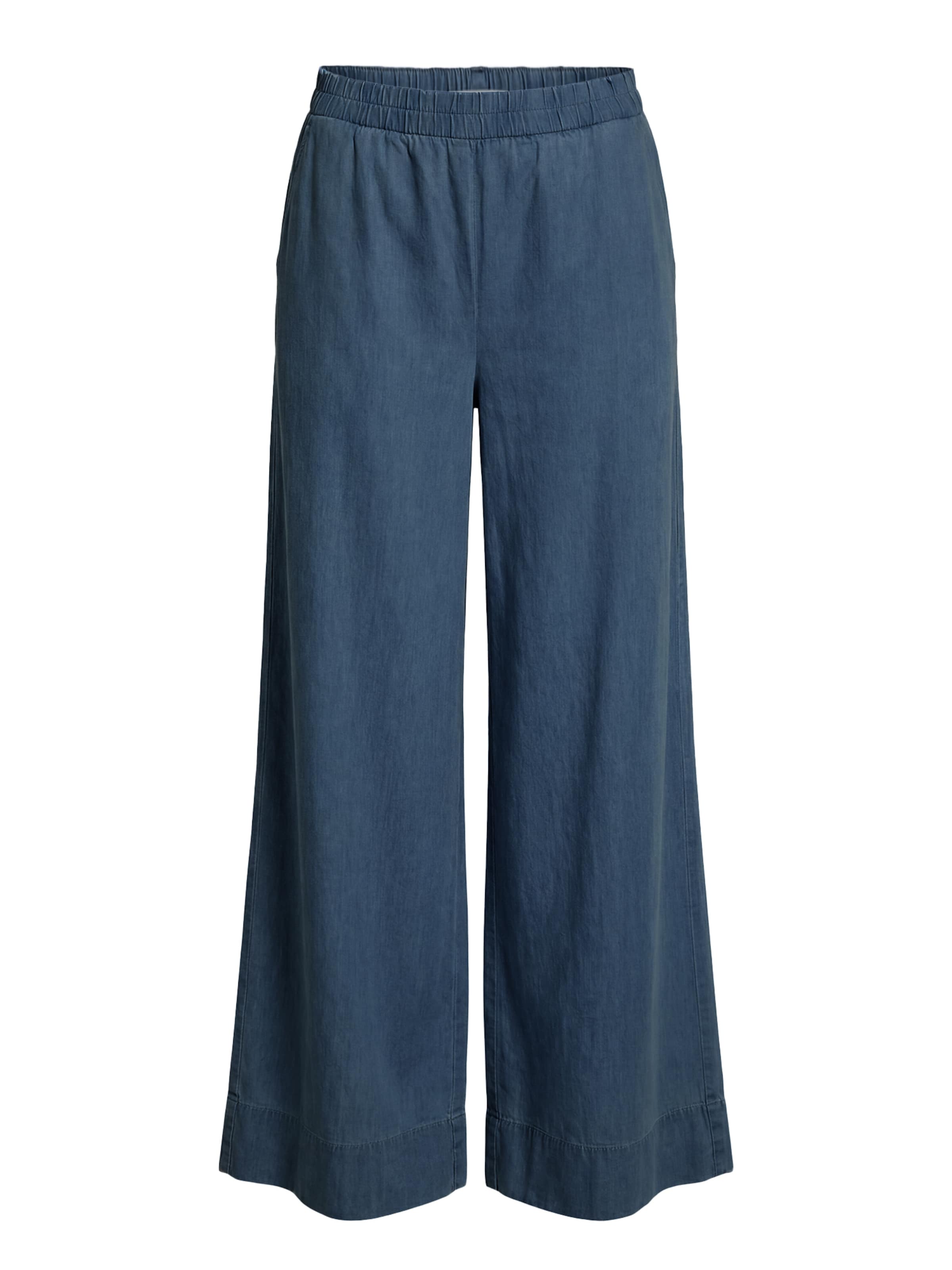 Peppercorn Wide leg Broek 'Nuisa' in Blauw: voorkant
