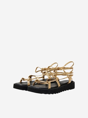 ONLY Strap Sandals in Gold