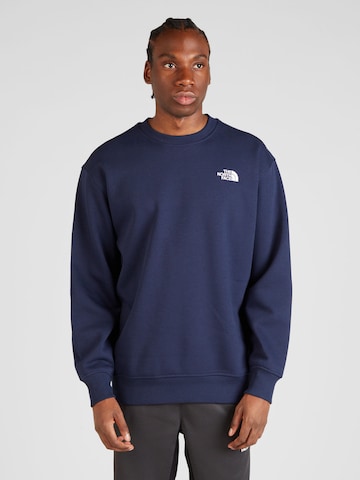 THE NORTH FACE Sweatshirt 'Essential' in Blauw: voorkant