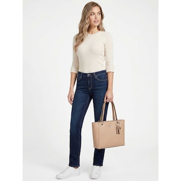 GUESS Shoulder Bag in Brown: front