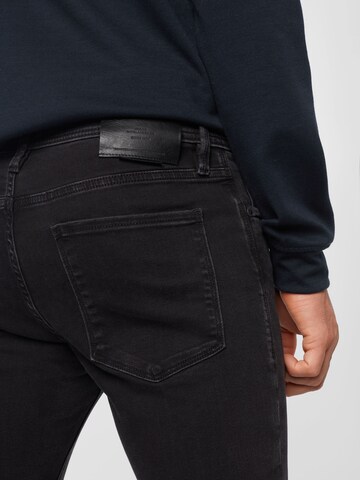 Coupe slim Jean 'JJIGLENN' JACK & JONES en noir