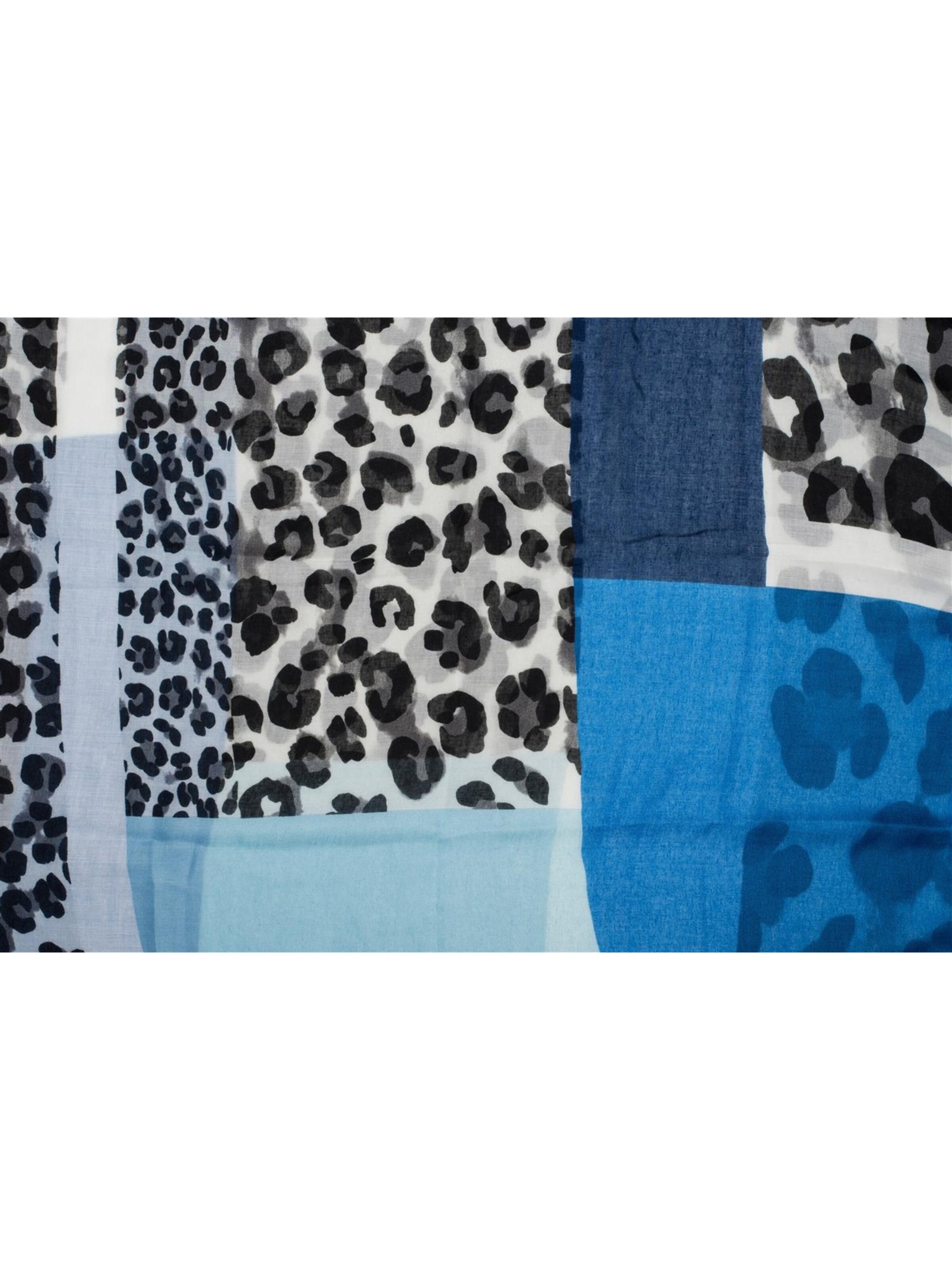 styleBREAKER Loop scarf 'Leo Loop Schal im Colour Blocking Style' in Blue