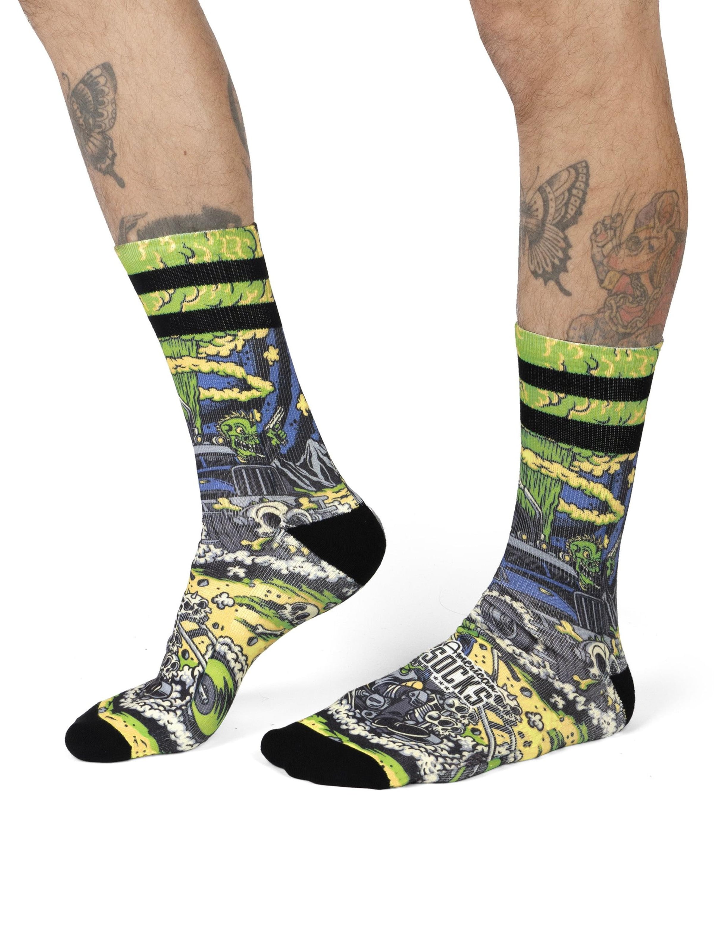 Chaussettes 'Wasteland' American Socks en noir