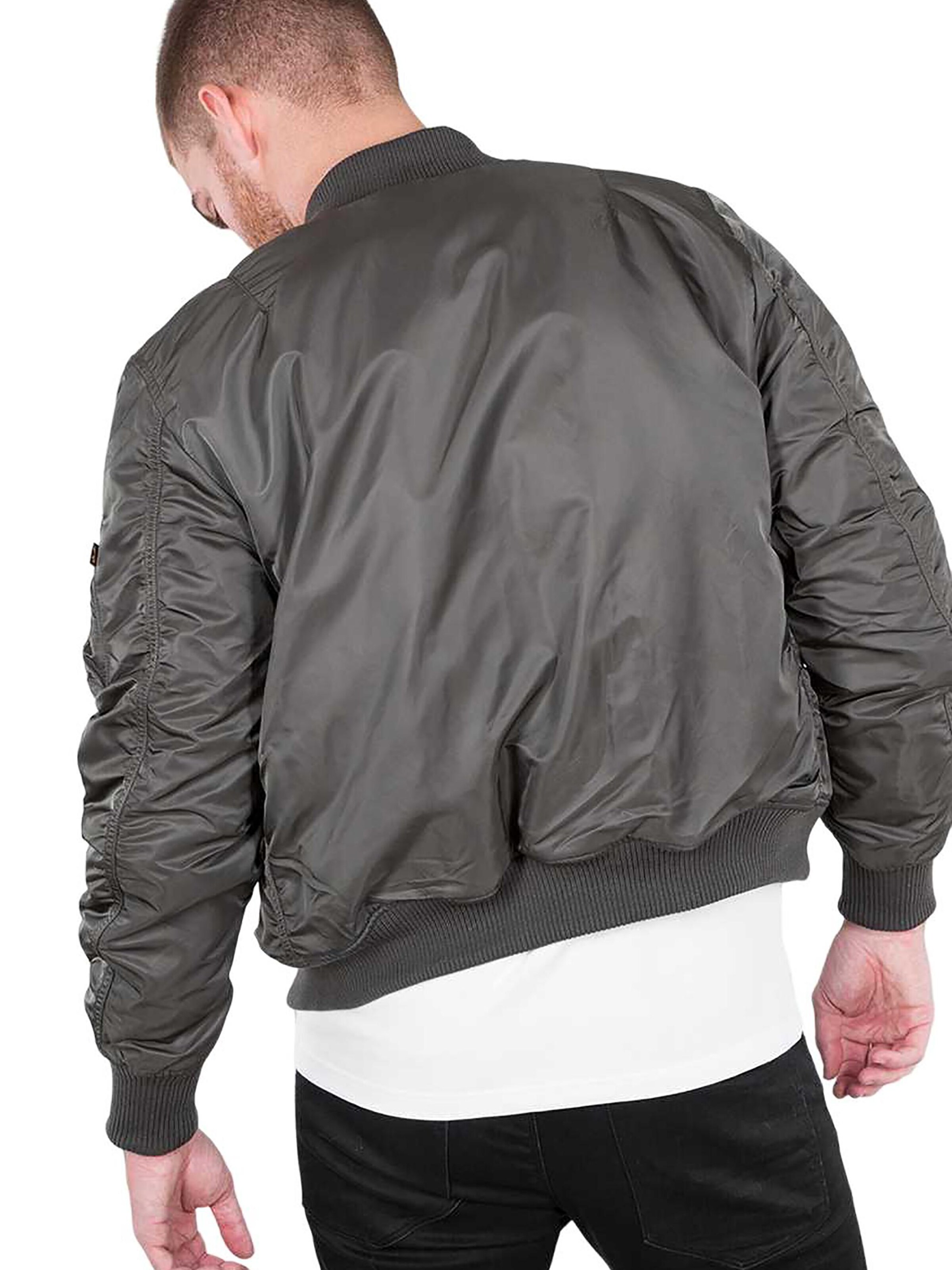 ALPHA INDUSTRIES Übergangsjacke 'MA-1 VF 59'‌‌‌‌‌‌‌‌‌‌ in Grau