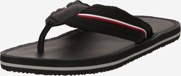 TOMMY HILFIGER Teenslippers in Zwart: voorkant