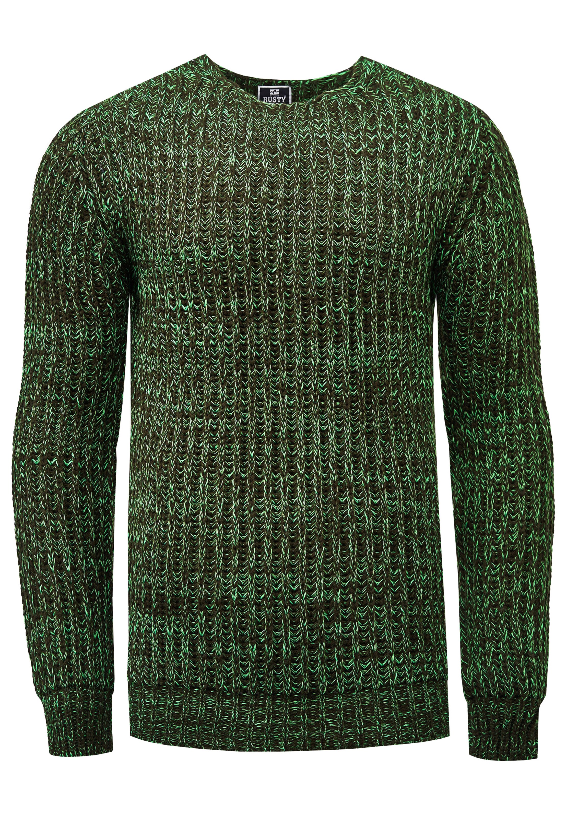 Rusty Neal Pullover in Grün: Vorderseite