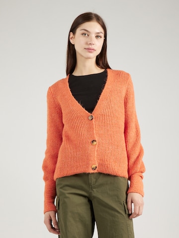 ONLY Knit cardigan 'Clare' in Orange: front