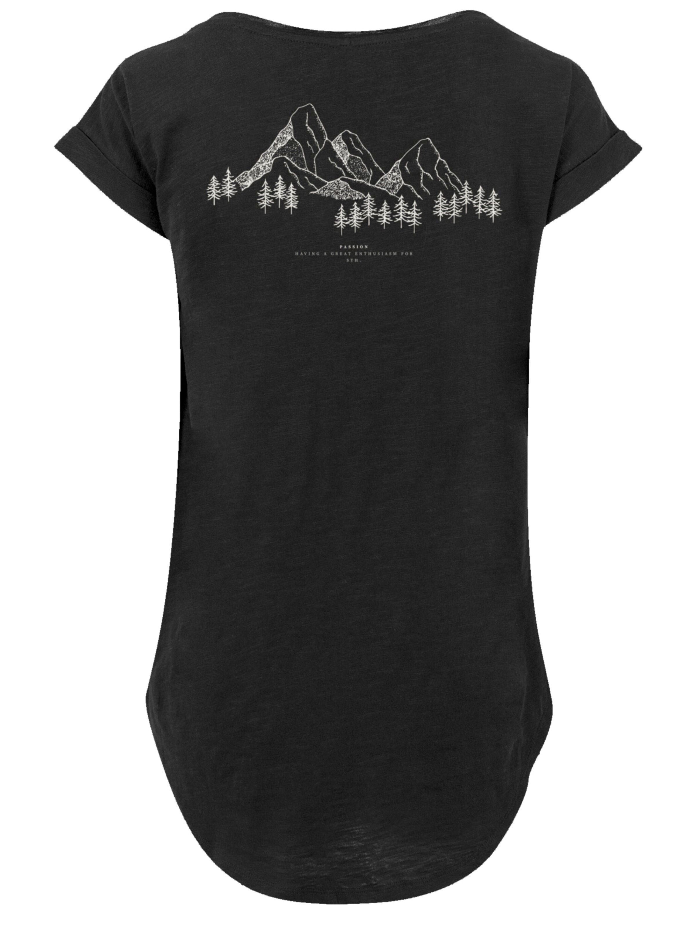 T-shirt 'Mountain' F4NT4STIC en noir