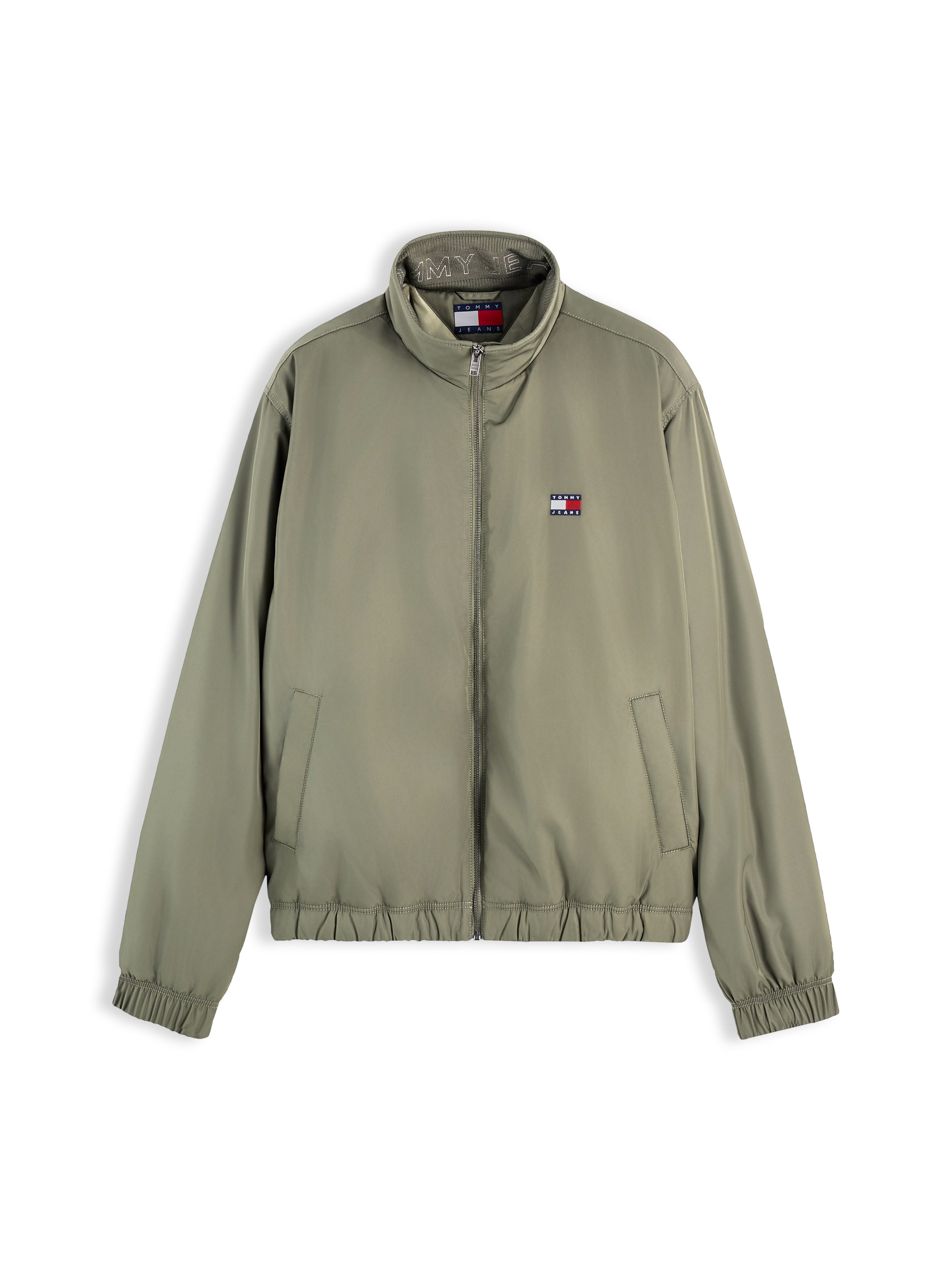 Giacca di mezza stagione 'ESSENTIAL' di Tommy Jeans in verde: frontale