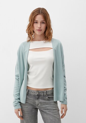 Cardigan QS en bleu : devant