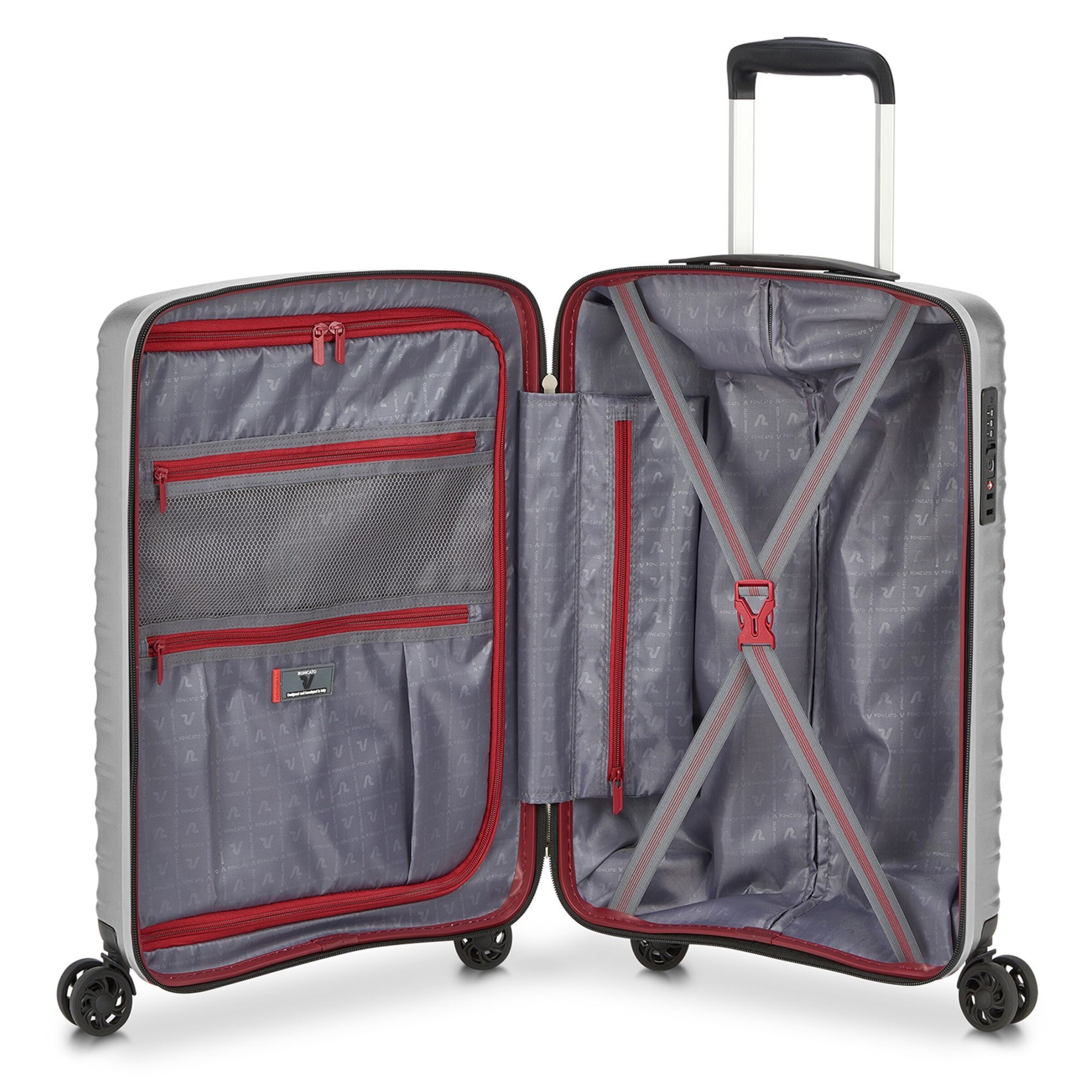 Roncato Trolley in Silber