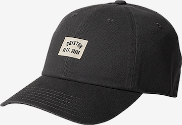 Brixton Cap 'WOODBURN' in Black: front