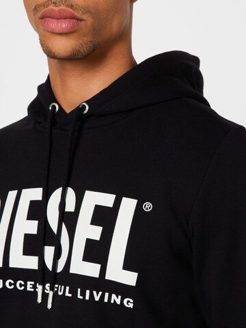 DIESEL Sweatshirt 'GIRK' in Zwart