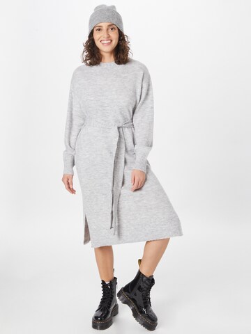 SISTERS POINT Knitted dress 'LUI-B.DR' in Grey