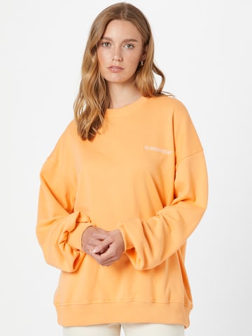 Public Desire Sweatshirt in Orange: front