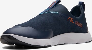 CLARKS Slip-Ons in Blue: front