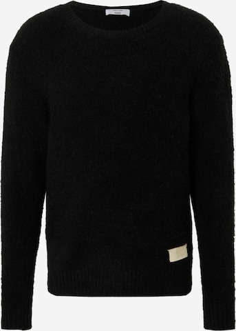 DAN FOX APPAREL Sweater 'Jonte' in Black: front