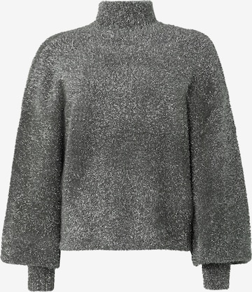 YAS Pullover 'YASLISTRA' in Grau: Vorderseite