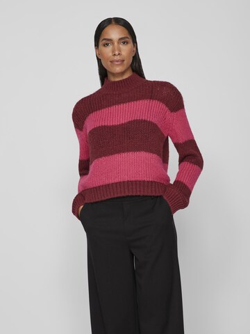 VILA Sweater 'Bailey' in Pink