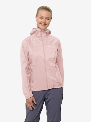 JACK WOLFSKIN Athletic Jacket in Pink: front
