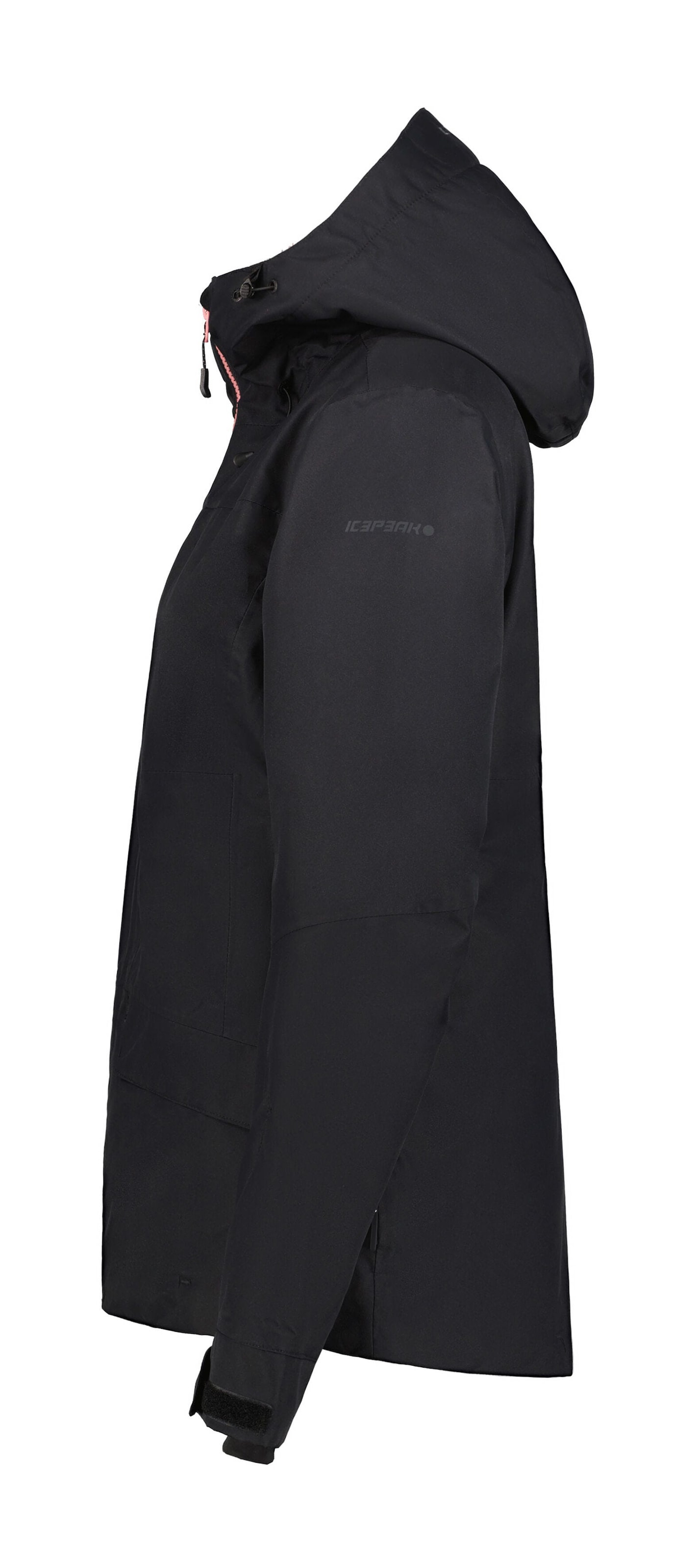 ICEPEAK Sportjacke in Schwarz