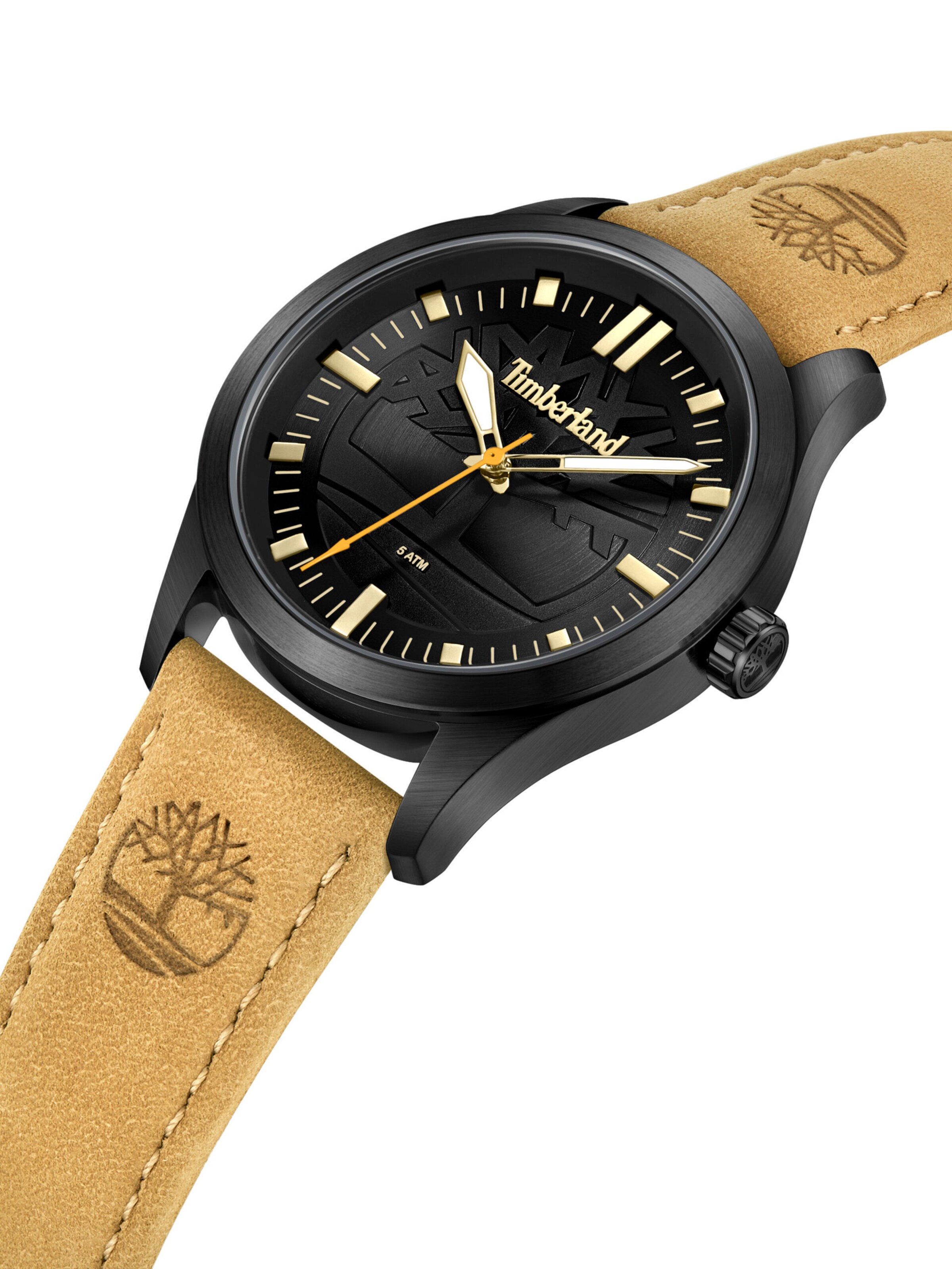 TIMBERLAND Analoog horloge 'Rambush' in Bruin