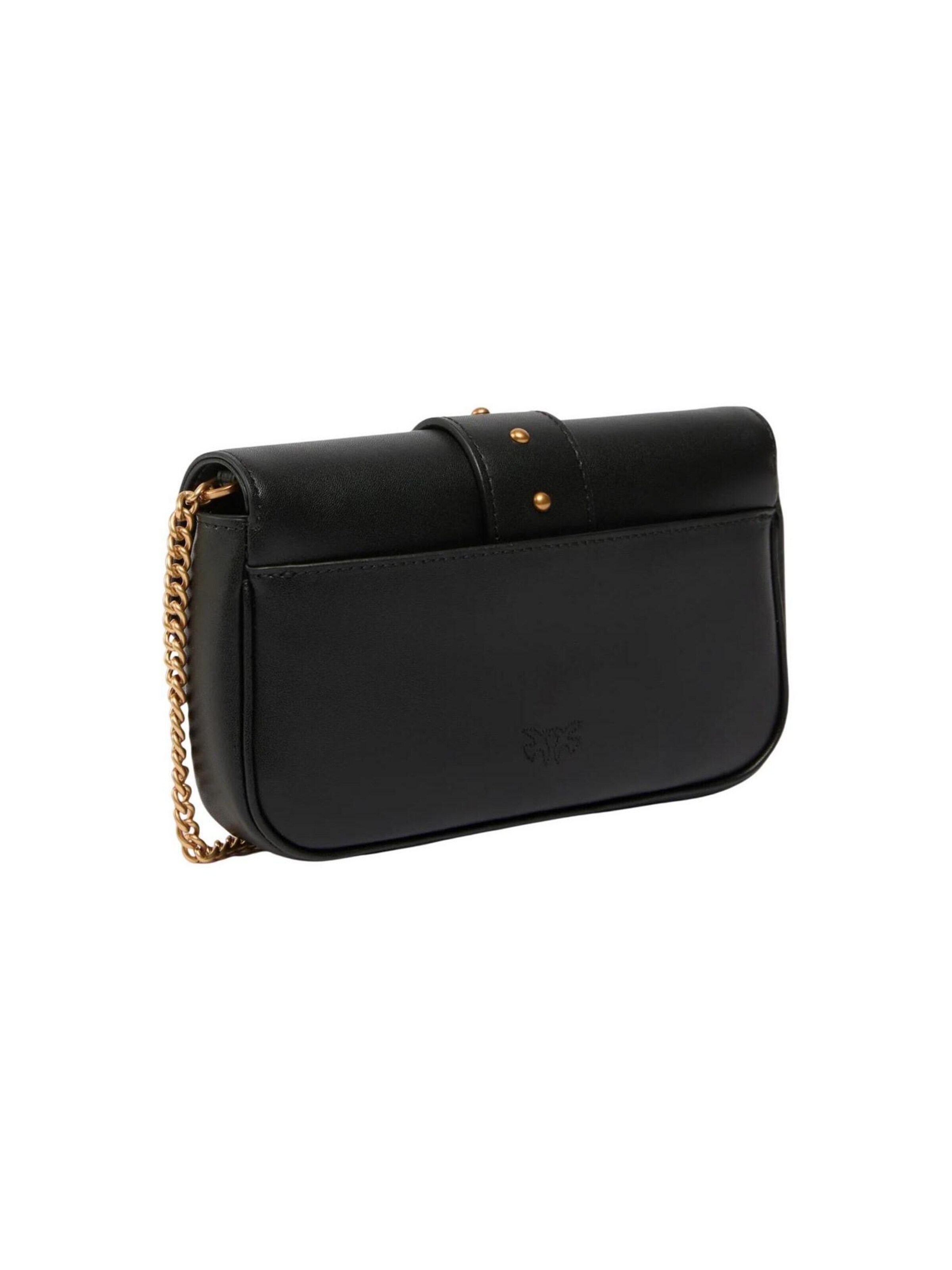 PINKO Skuldertaske 'LOVE POCKET' i sort