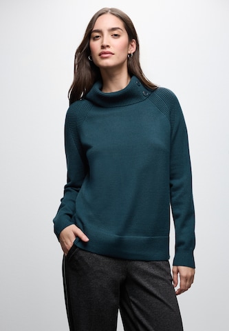 STREET ONE Sweater in Blue: front
