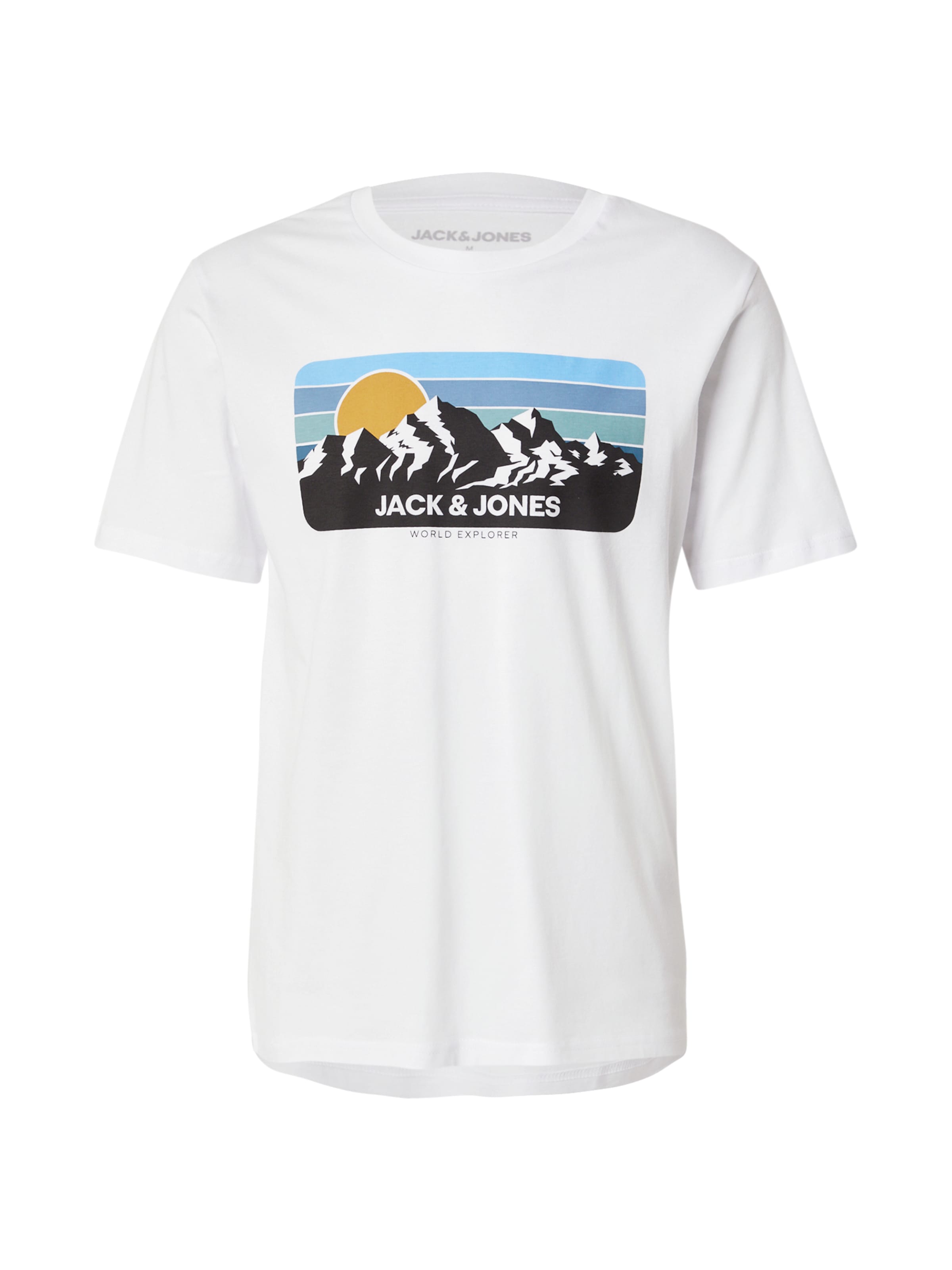 JACK & JONES Póló 'JWHPEAK' - fehér: elől