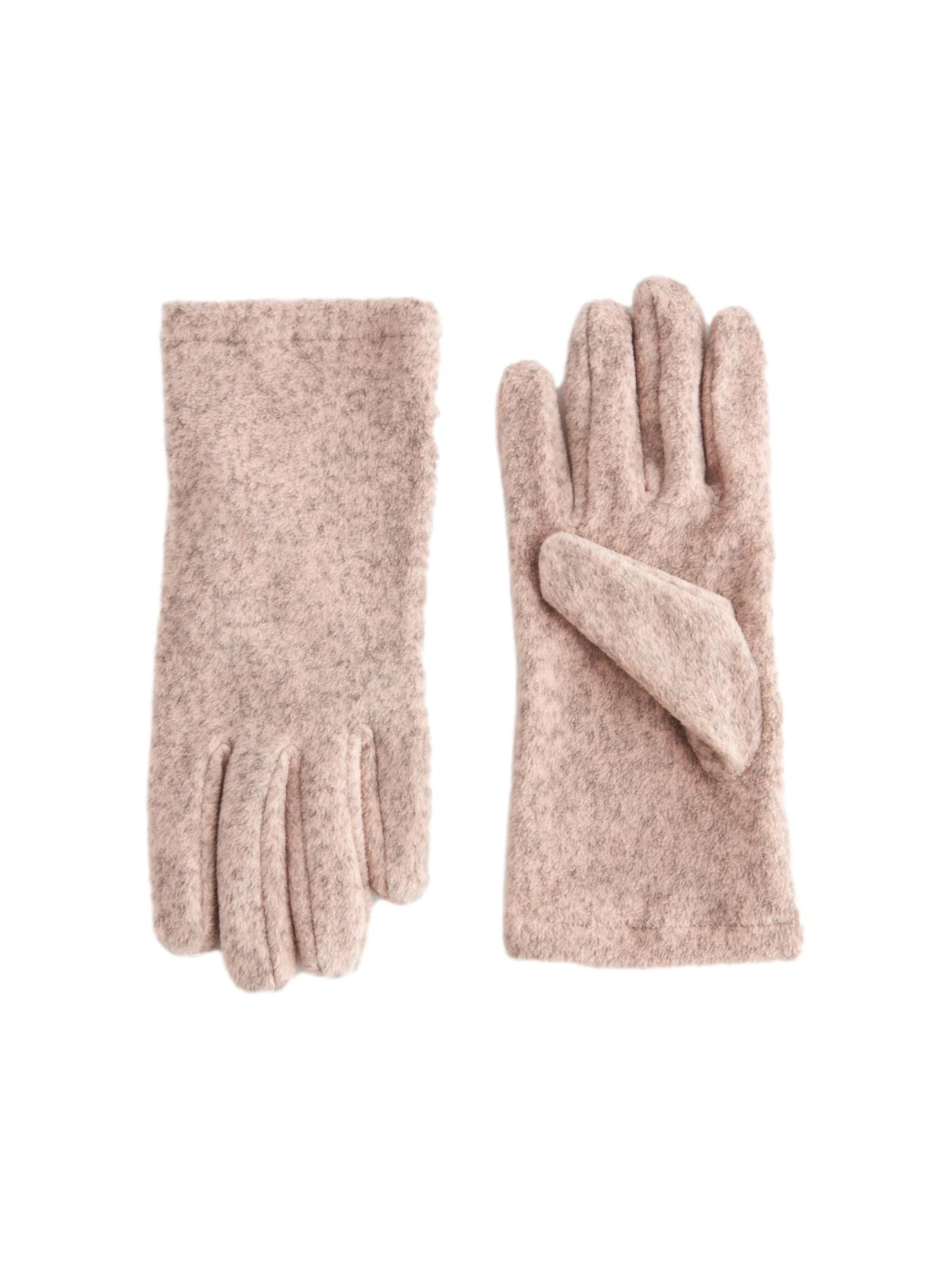 Next Full finger gloves in Pink: front