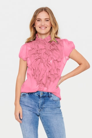 Camicia da donna 'Lilja' di SAINT TROPEZ in rosa: frontale