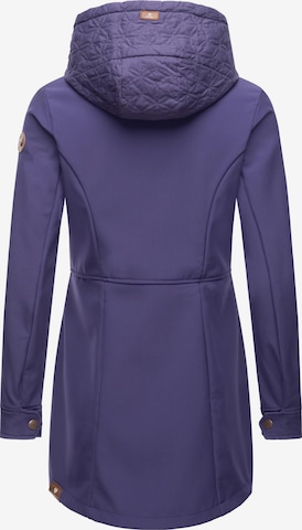 Manteau fonctionnel 'Ybela' Ragwear en violet