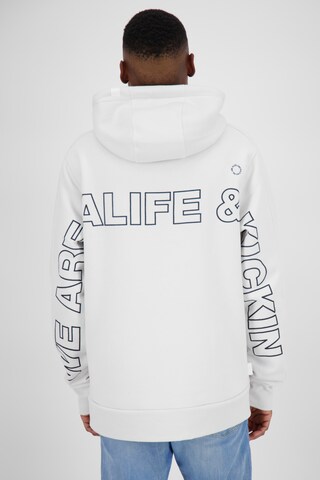 Alife and Kickin - Sudadera en blanco