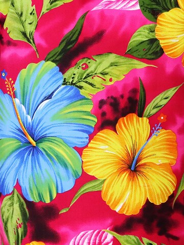 King Kameha Beach Towel 'Big Flower' in Pink