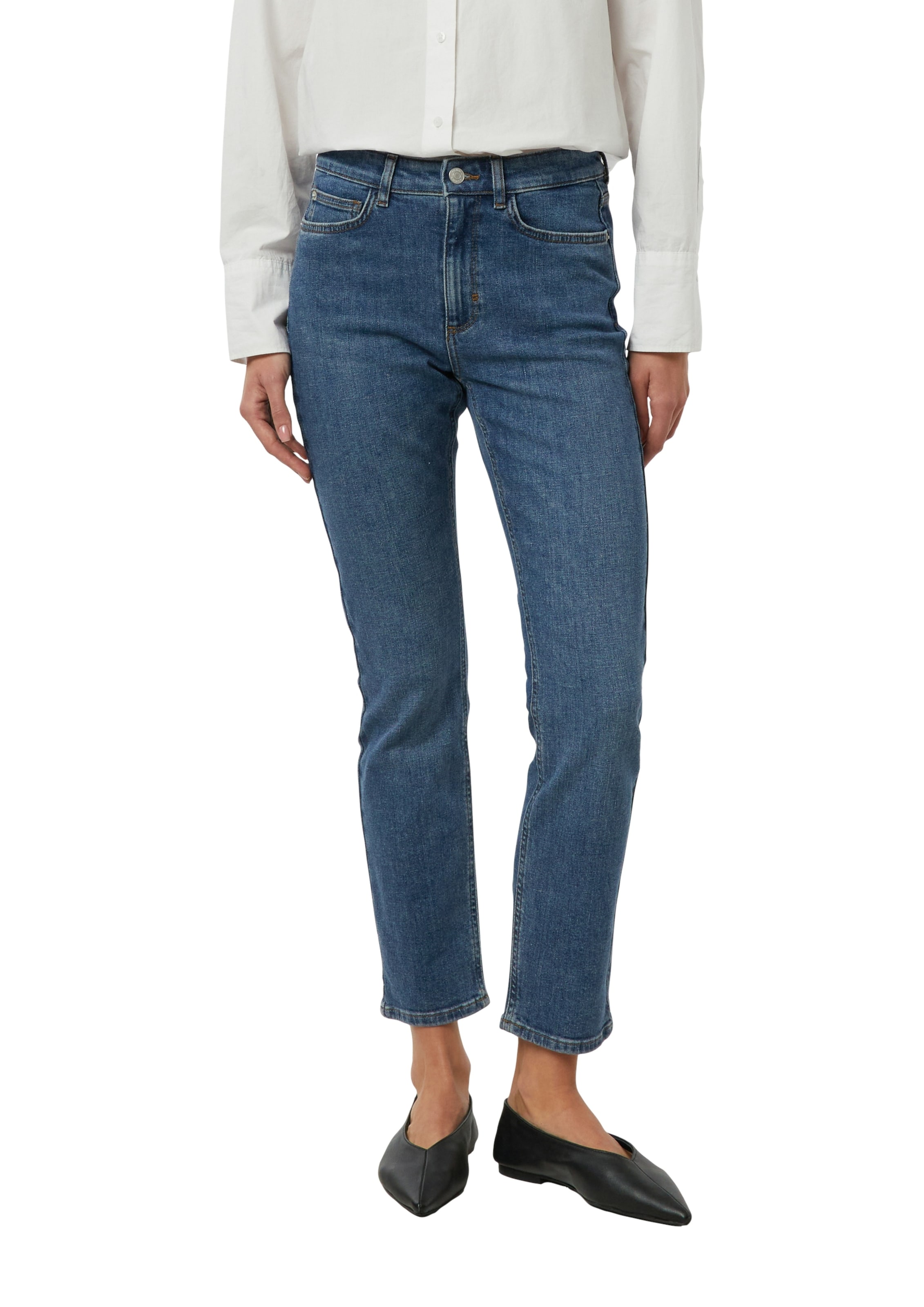 COMMA Regular Jeans in Blue: front