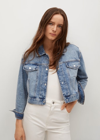 MANGO Between-Season Jacket 'Mel' in Blue: front