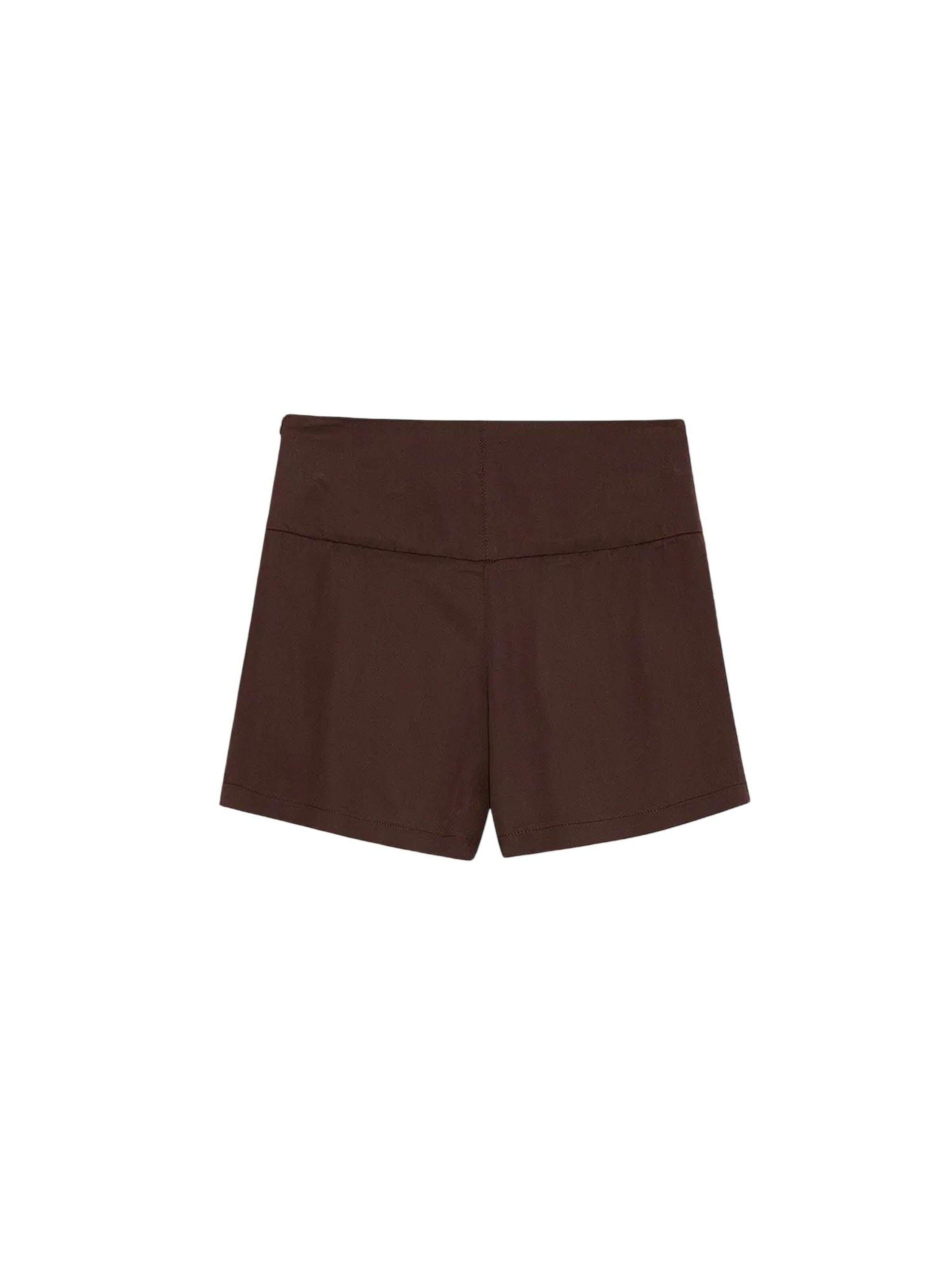 Dilvin Hose 'Shorts'‌‌‌‌ in Braun