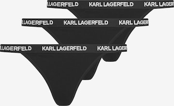 Karl LagerfeldSlip - crna boja: prednji dio