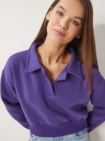 Happiness İstanbul Μπλούζα φούτερ σε λιλά